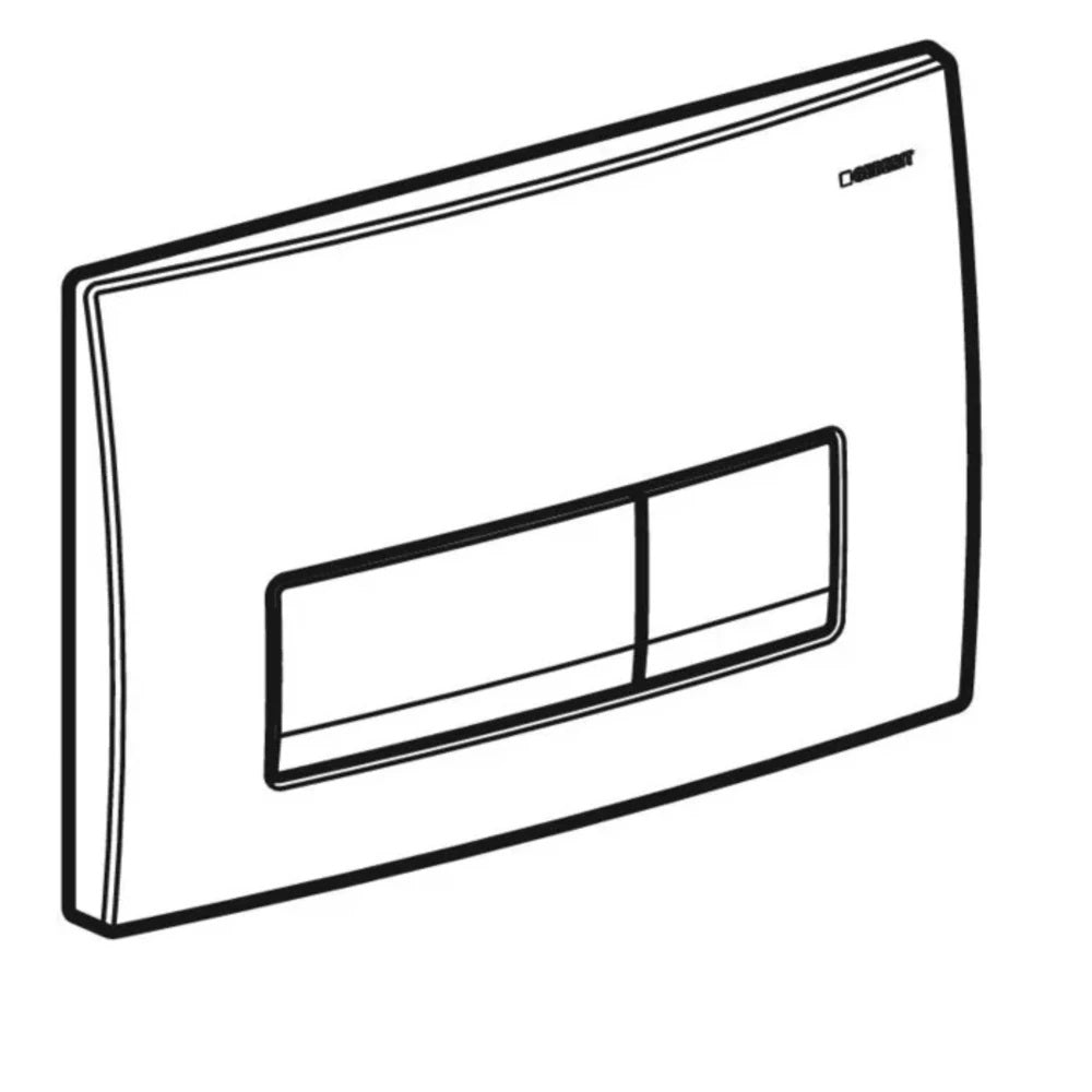 115.119.DW.1 Geberit Delta50 aktivirna tipka črna