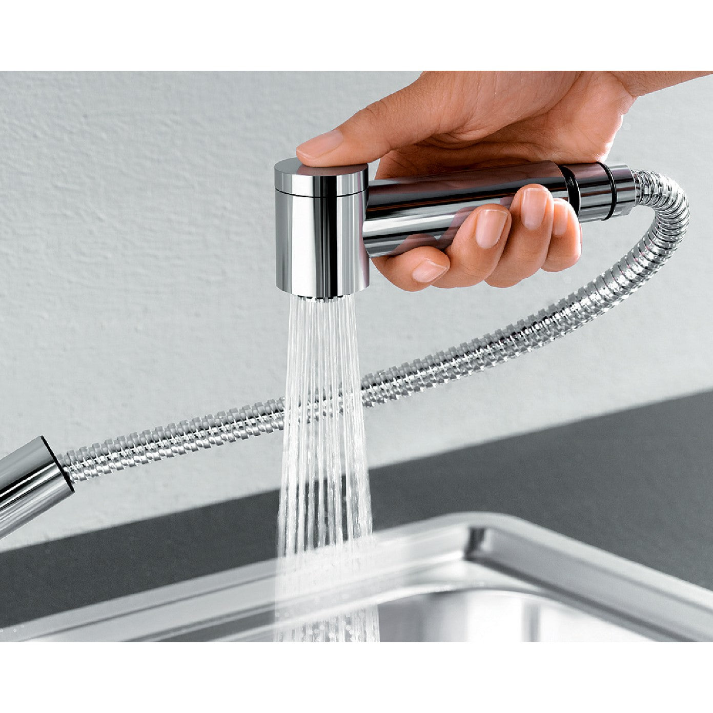 517618 Blanco Tivo-S vrtljiva izvlečna kuhinjska armatura