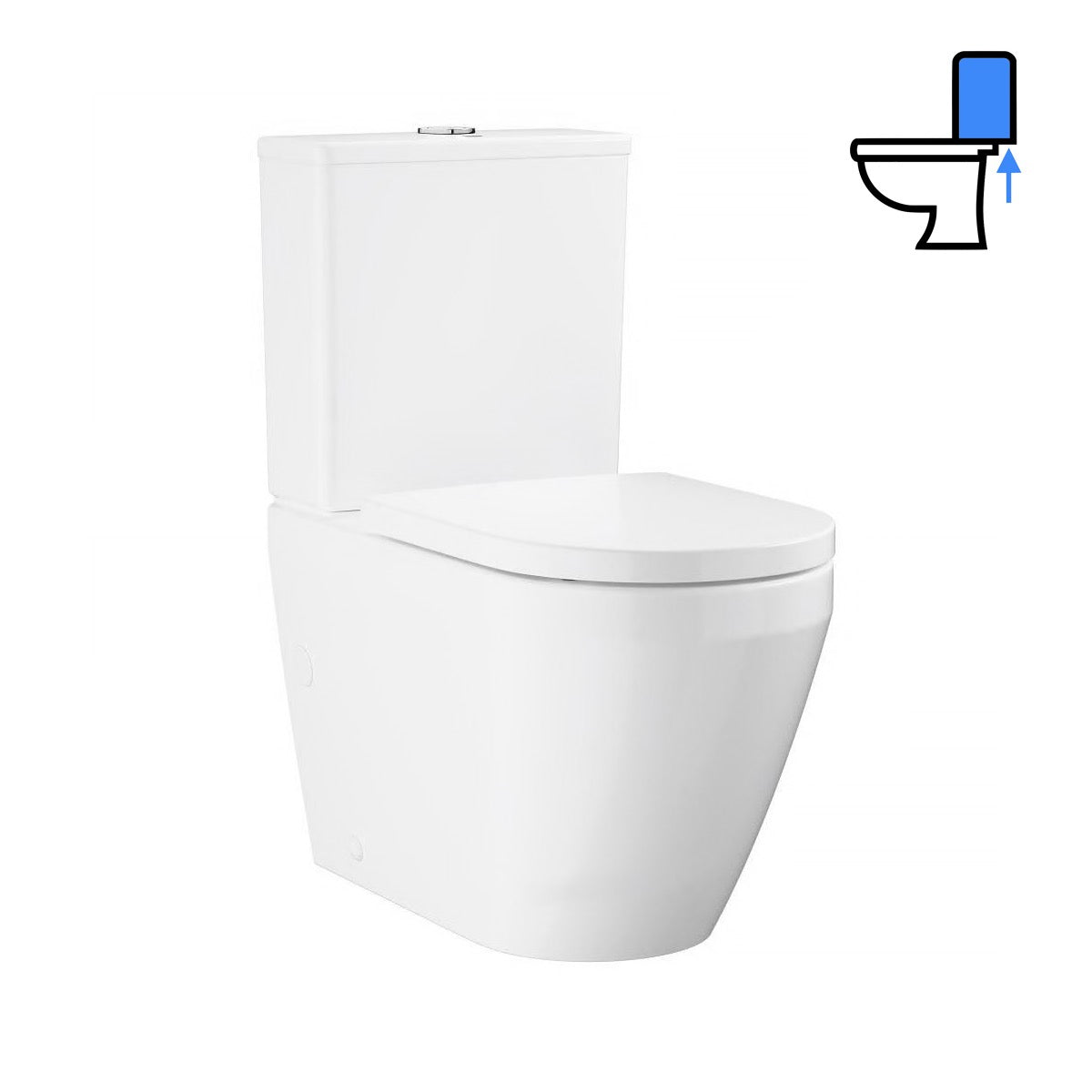 102513SH00 Grohe Euro Ceramic talna brezrobna WC školjka monoblok z WC desko s počasnim zapiranjem