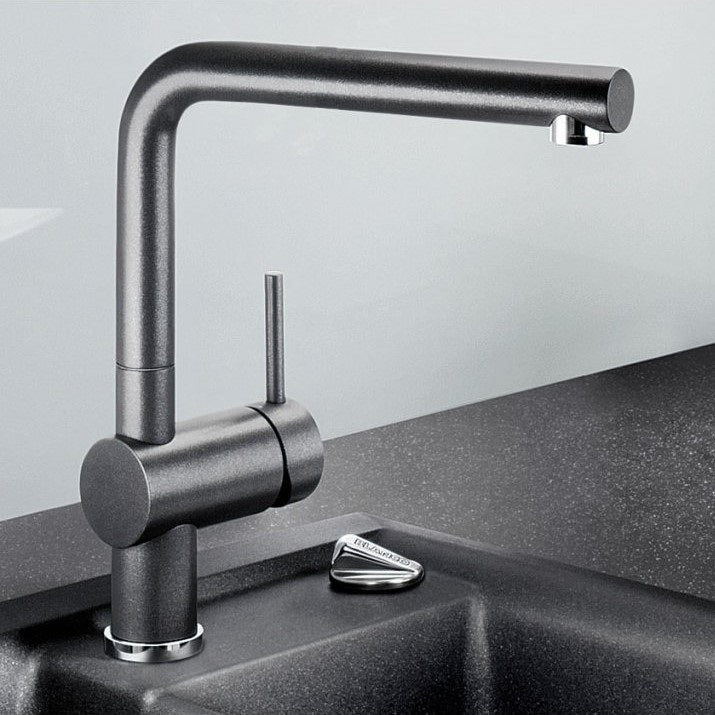 516698 Blanco Linus vrtljiva kuhinjska armatura črna