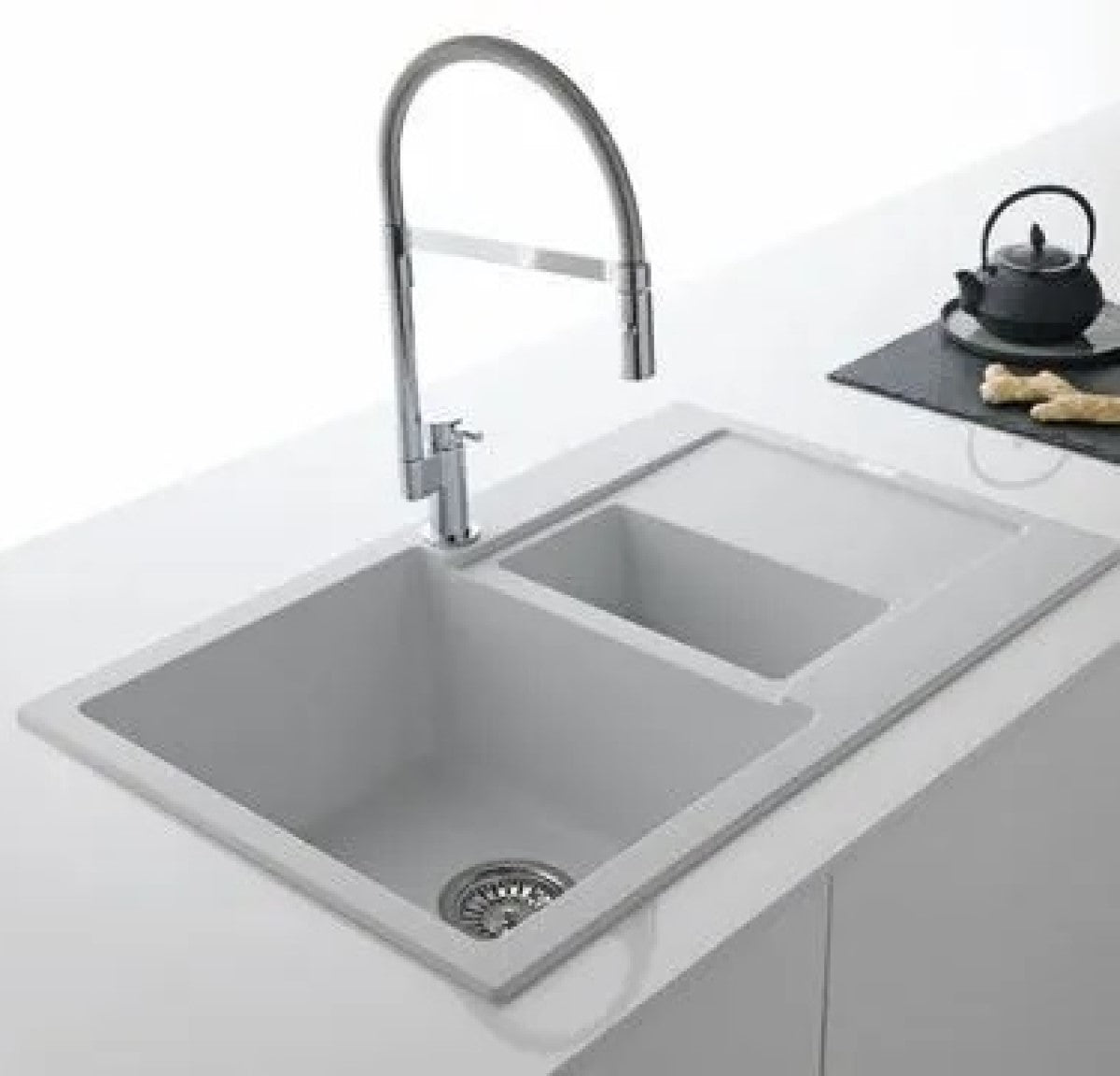 114.0285.340 Franke Maris MRG 651-78 dvojno pomivalno korito iz umetnega kamna