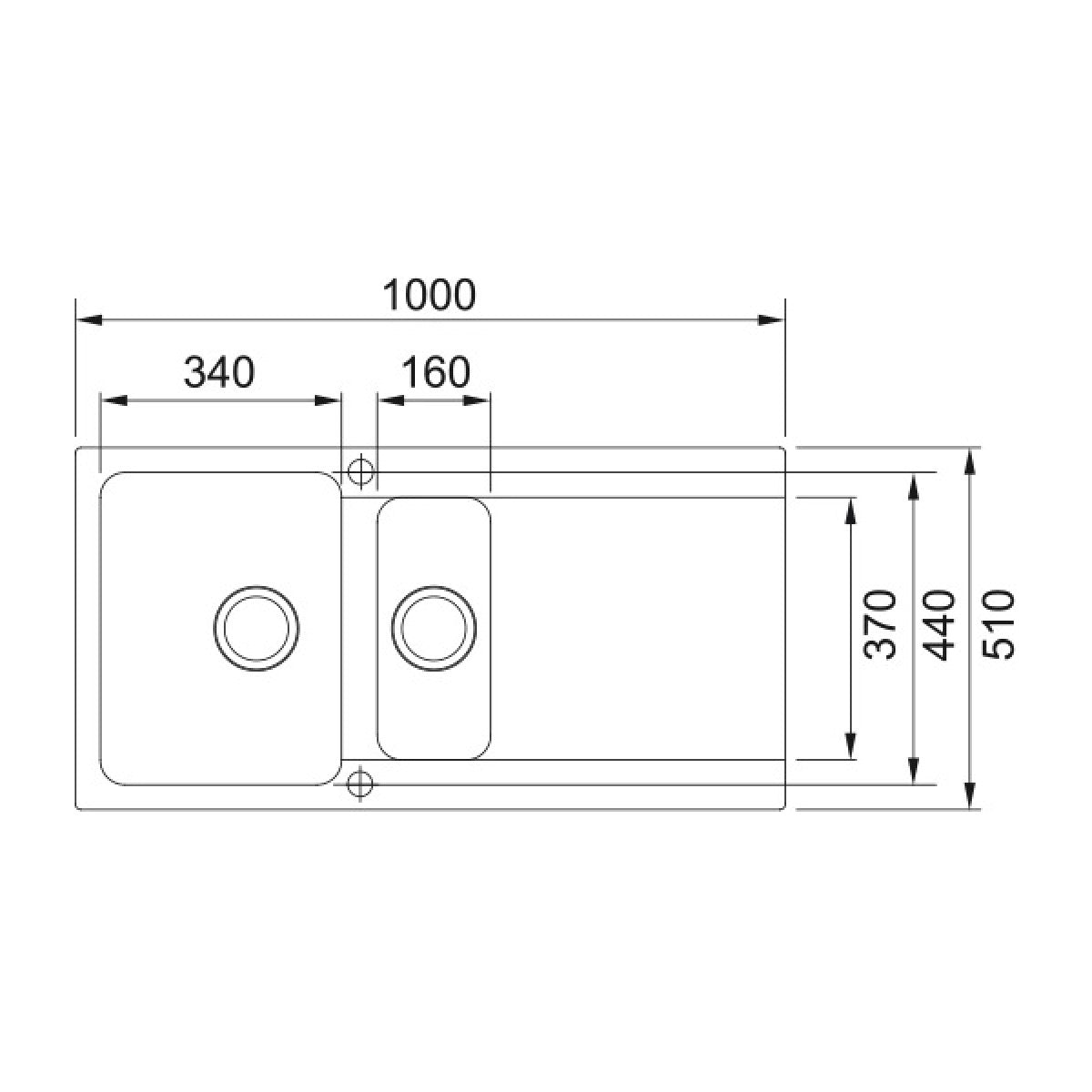 114.0288.591 Franke Orion OID 651 dvojno pomivalno korito iz umetnega kamna