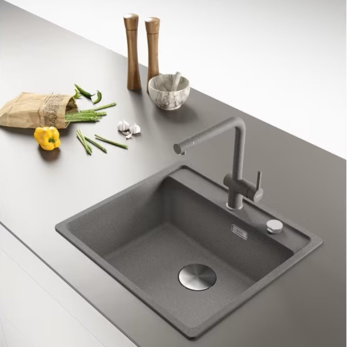 114.0661.386 Franke Maris MRG 610-52 RTL pomivalno korito iz umetnega kamna