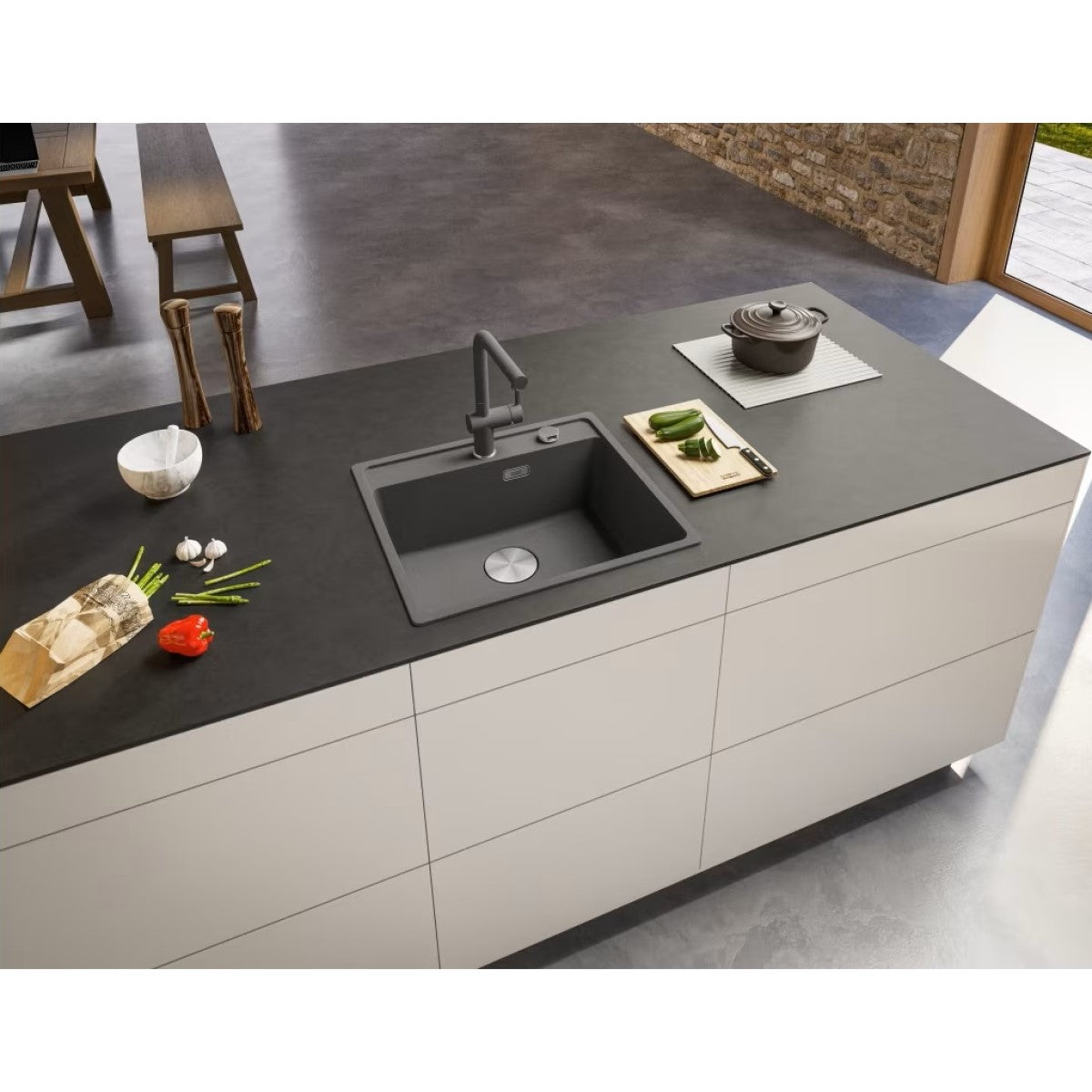 114.0661.386 Franke Maris MRG 610-52 RTL pomivalno korito iz umetnega kamna