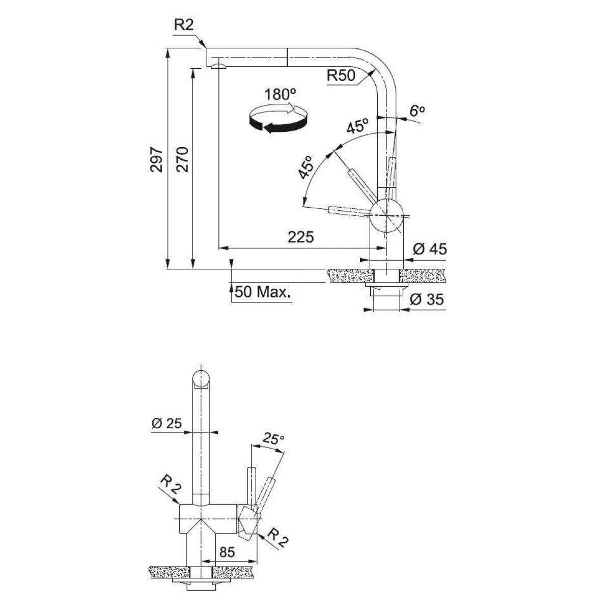 115.0521.438 Franke Atlas Neo FC 3791.501 izvlečna kuhinjska armatura