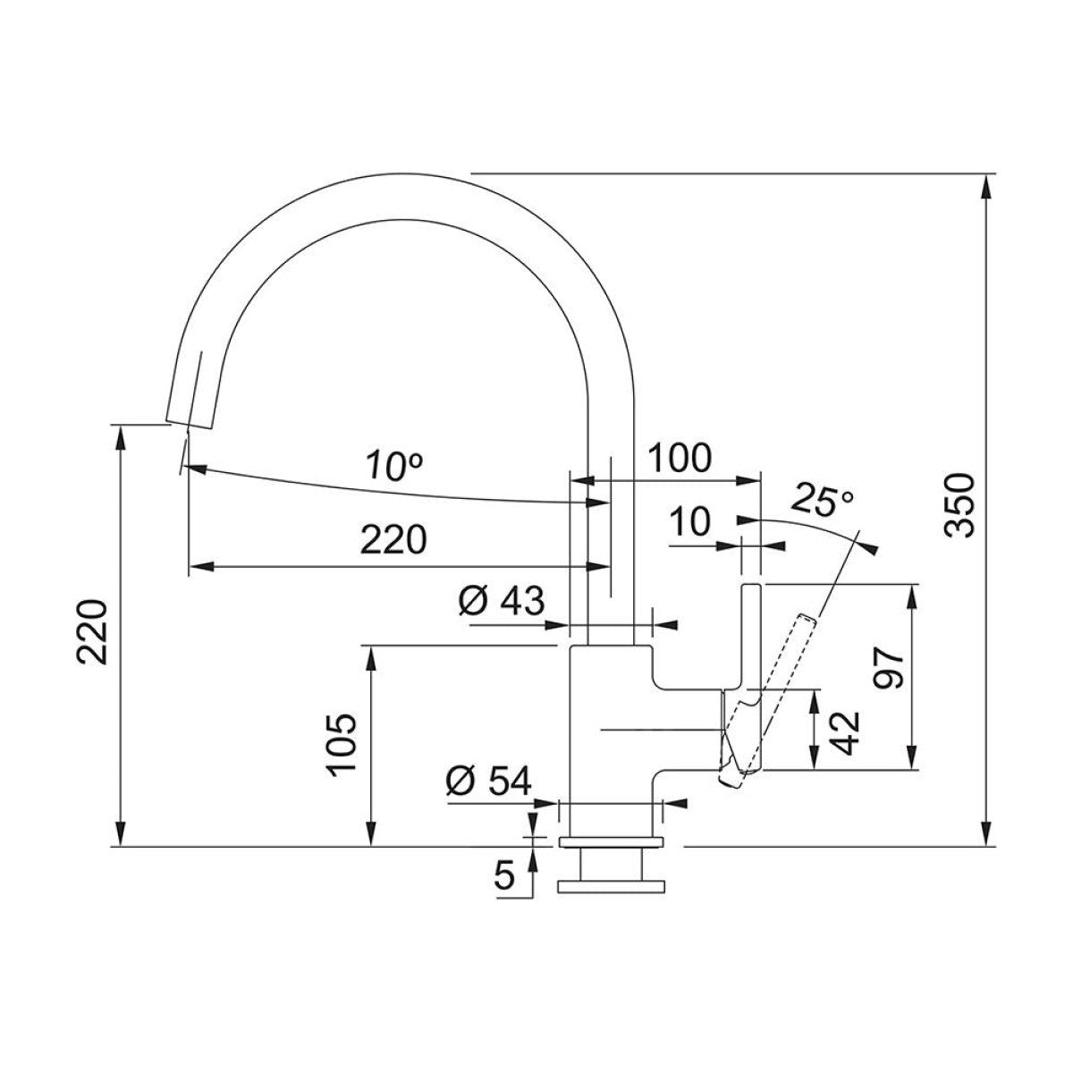 115.0626.020 Franke Lina FC 6018.071 kuhinjska armatura