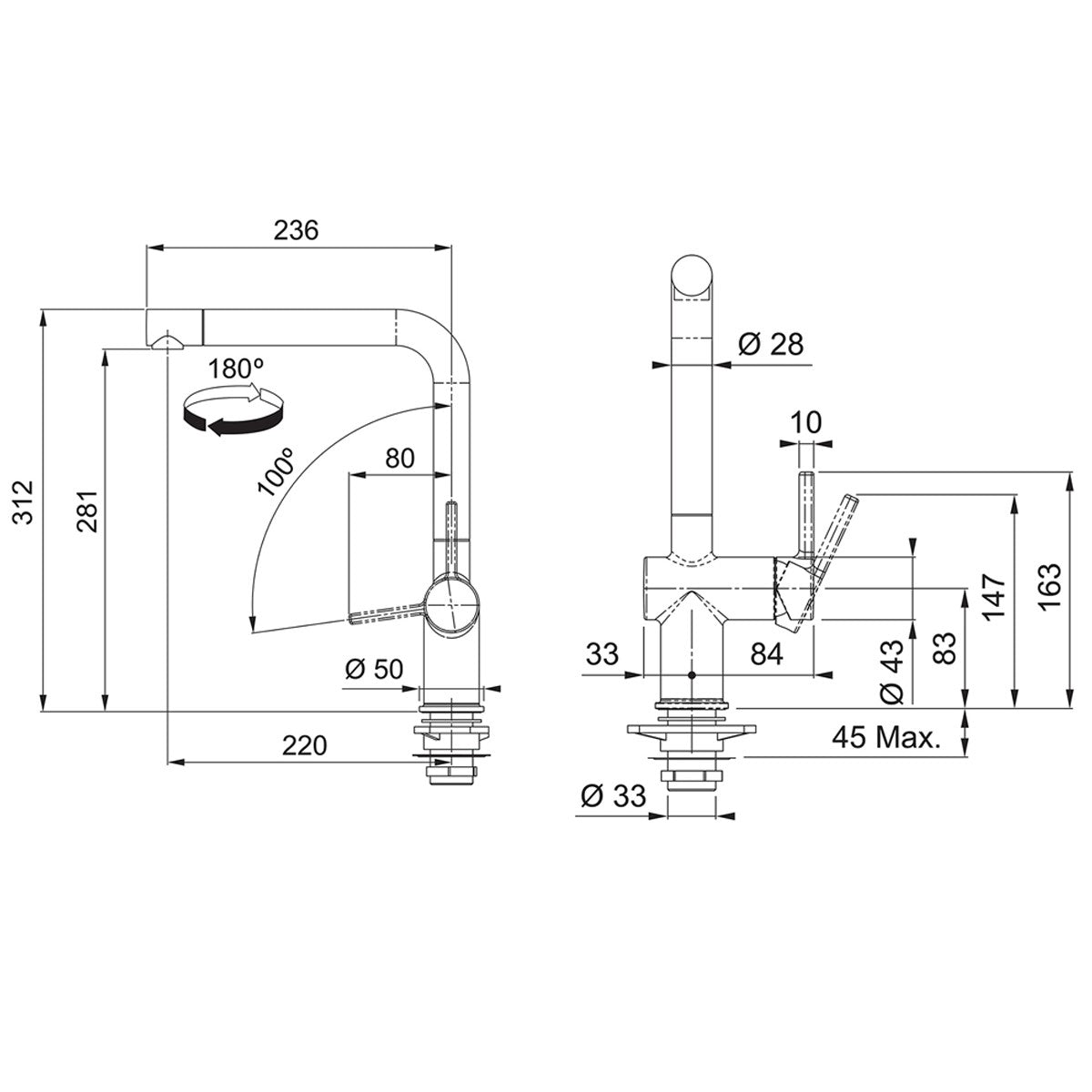 115.0653.371 Franke Active New FN 6100.901 kuhinjska armatura