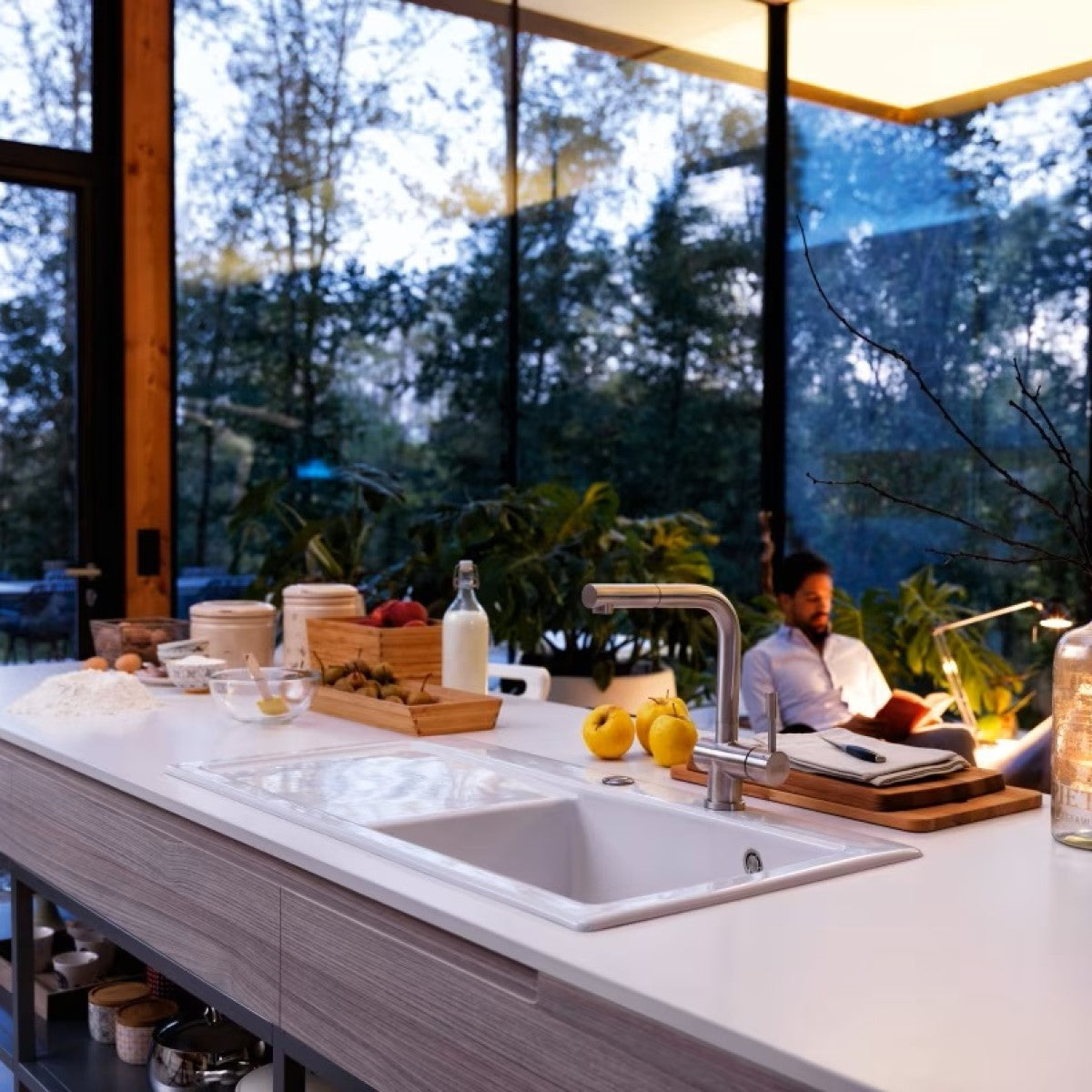 124.0335.707 Franke Mythos MTK 611-100/7 pomivalno korito iz keramike