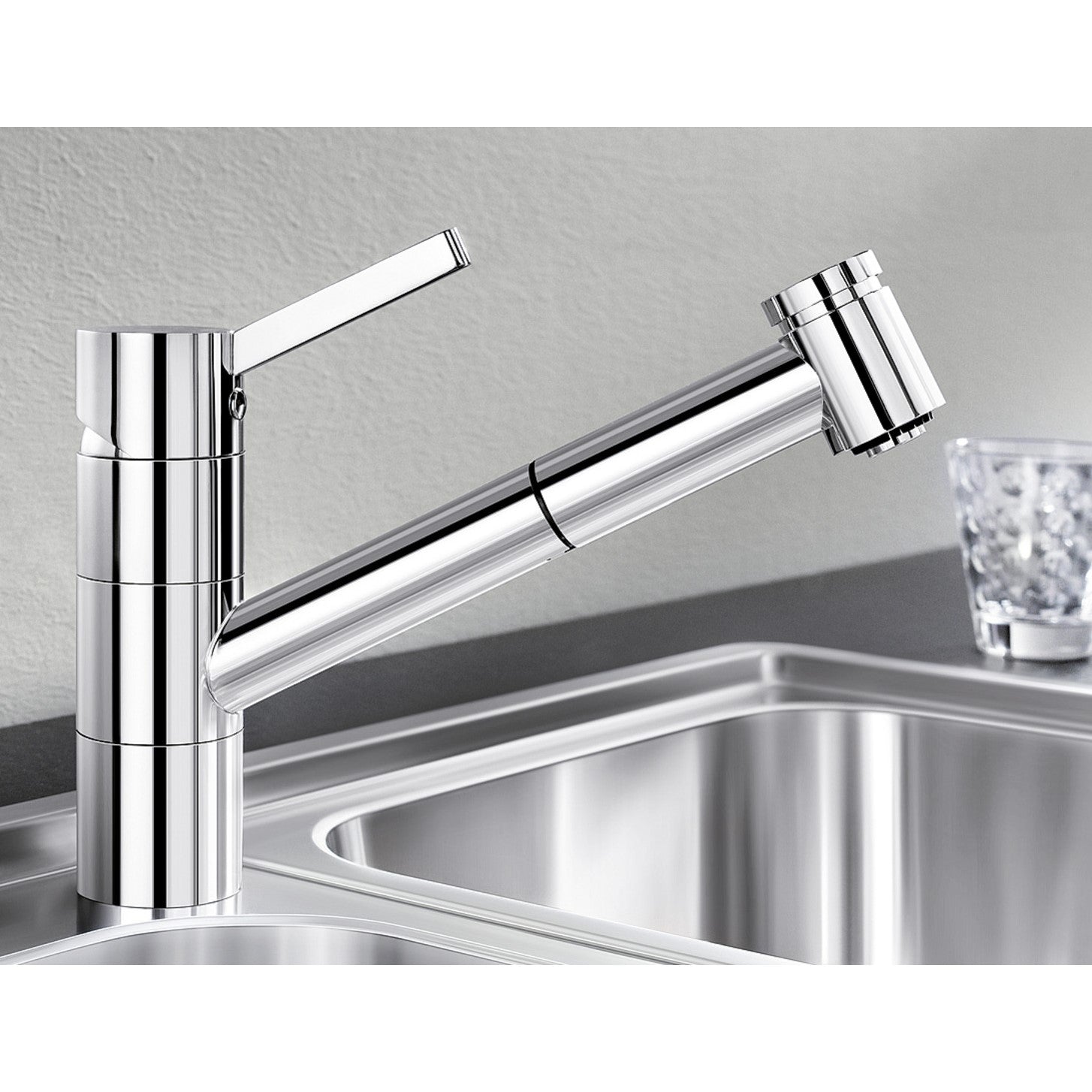 517648 Blanco Tivo-S vrtljiva izvlečna kuhinjska armatura