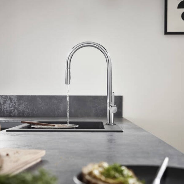 72801000 Hansgrohe Talis M54 2jet sBox vrtljiva izvlečna kuhinjska armatura