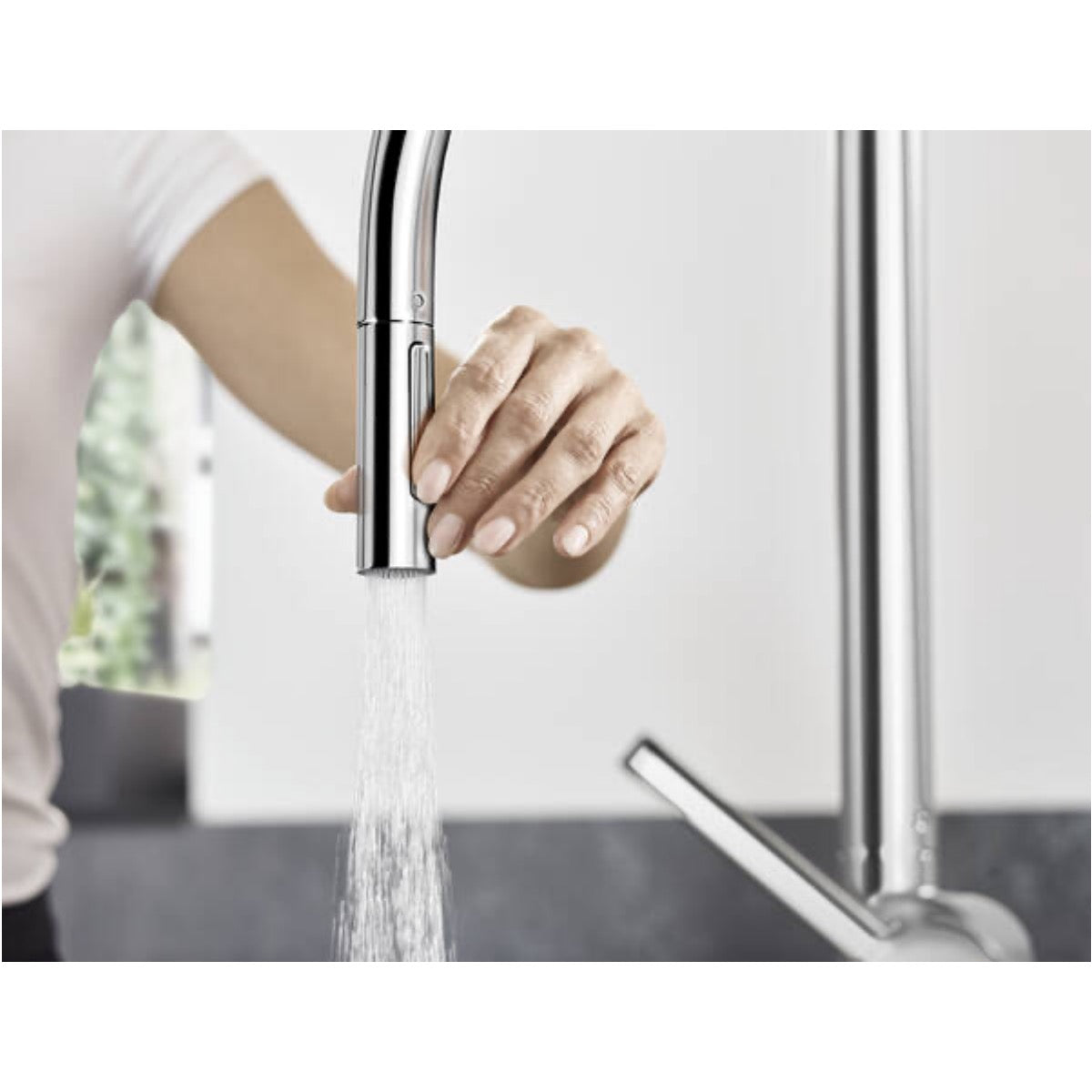 72801000 Hansgrohe Talis M54 2jet sBox vrtljiva izvlečna kuhinjska armatura