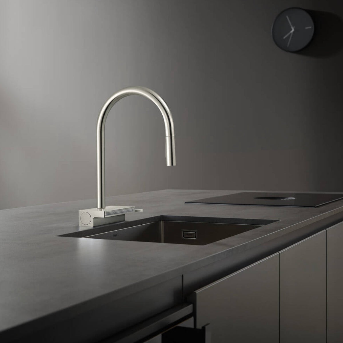 73837800 Hansgrohe Aquno Select M81 vrtljiva izvlečna kuhinjska armatura