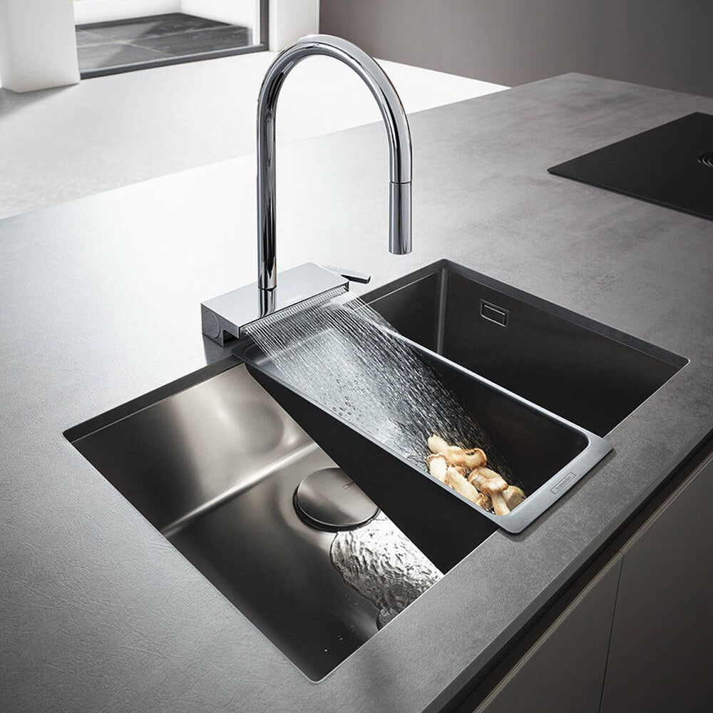 73837000 Hansgrohe Aquno Select M81 vrtljiva izvlečna kuhinjska armatura