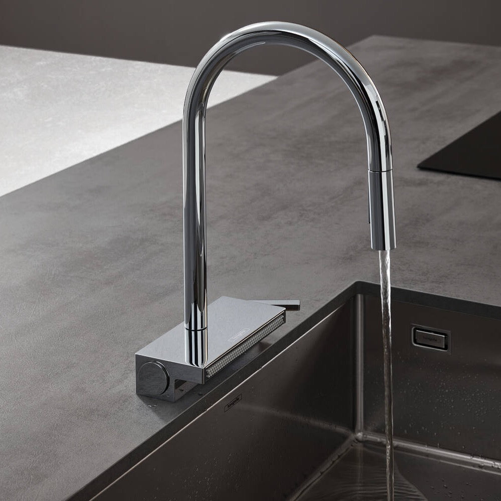 73837000 Hansgrohe Aquno Select M81 vrtljiva izvlečna kuhinjska armatura