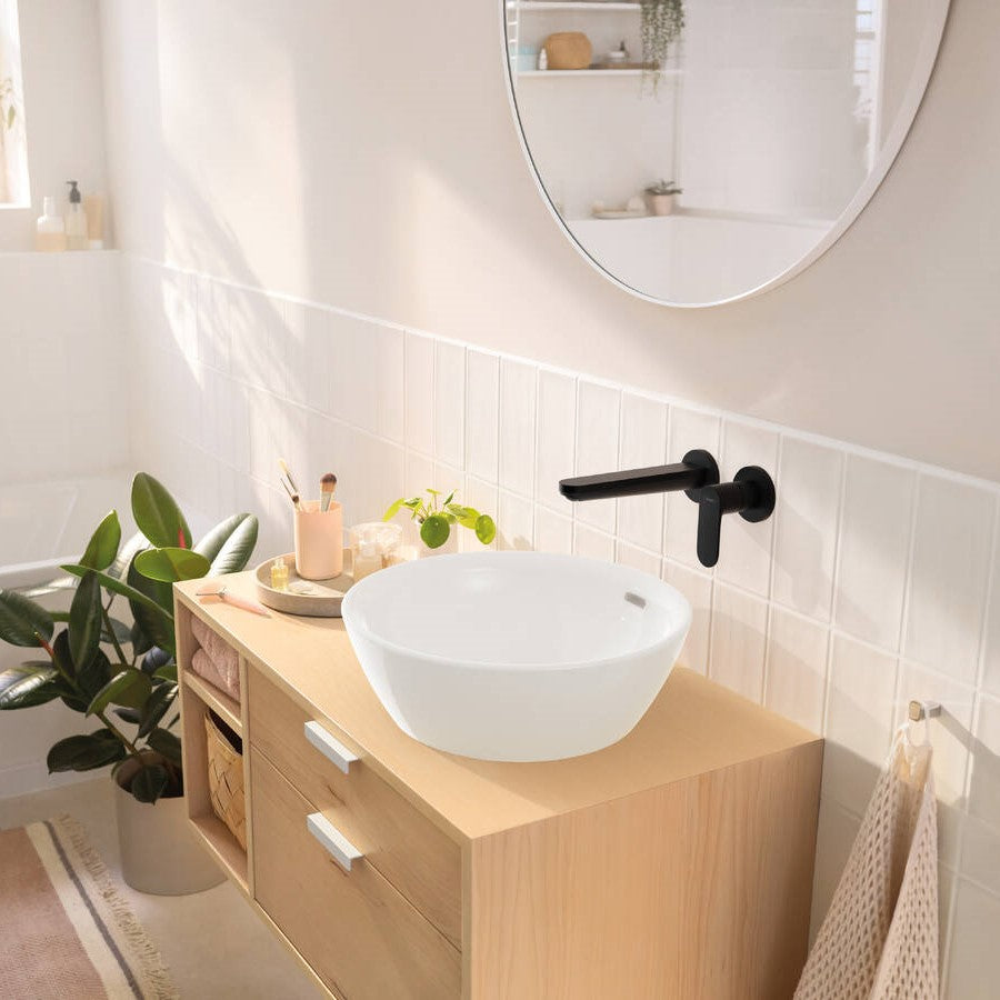 72528670 Hansgrohe Rebris S podometna armatura za umivalnik črna