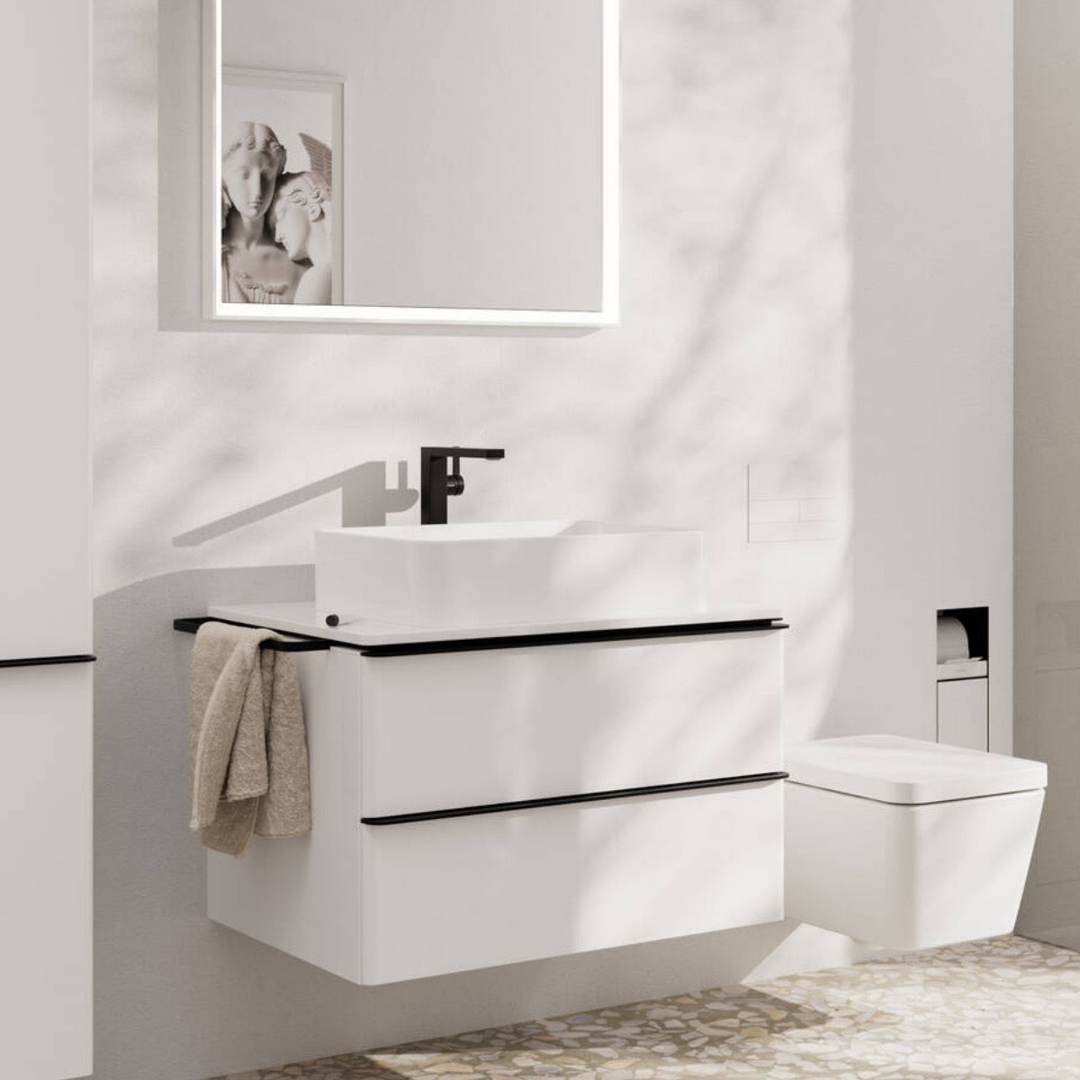 73072670 Hansgrohe Tecturis E CoolStart EcoSmart+ 240 visoka armatura za umivalnik