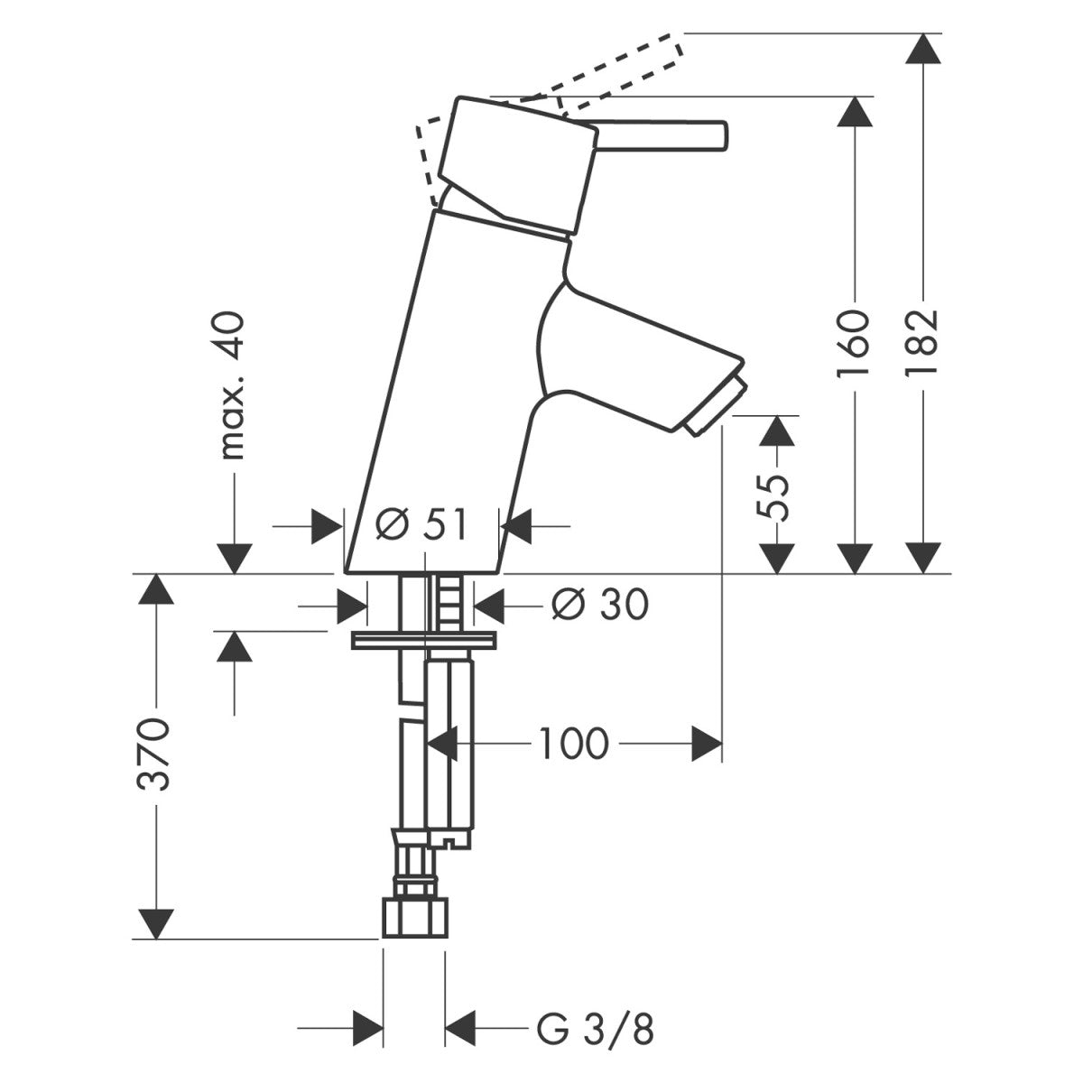 32031000 Hansgrohe Talis S armatura za umivalnik