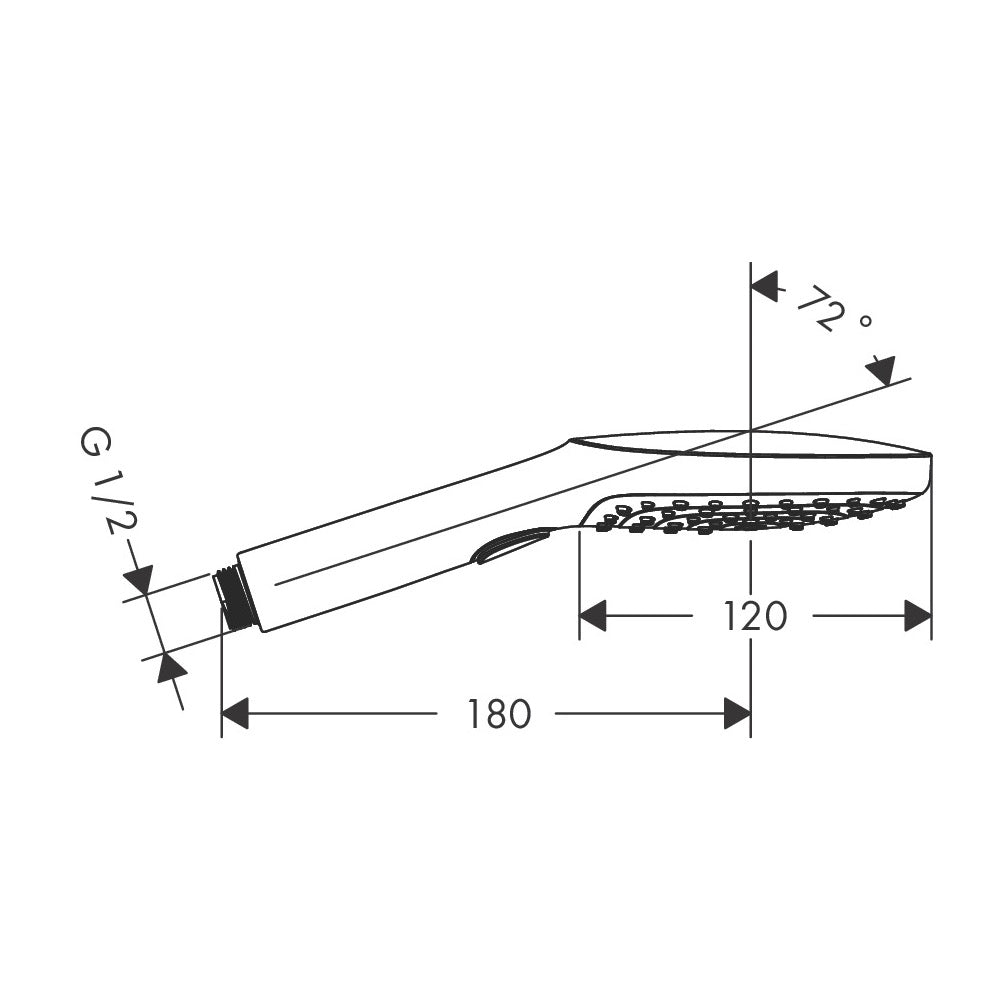 26520990 Hansgrohe Raindance Select S tuš ročka 3 funkcije