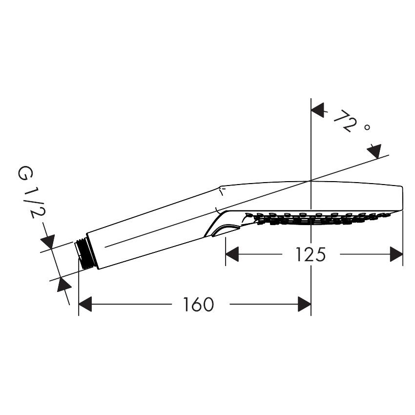 26530670 Hansgrohe Raindance Select S 120 tuš ročka 3 funkcije