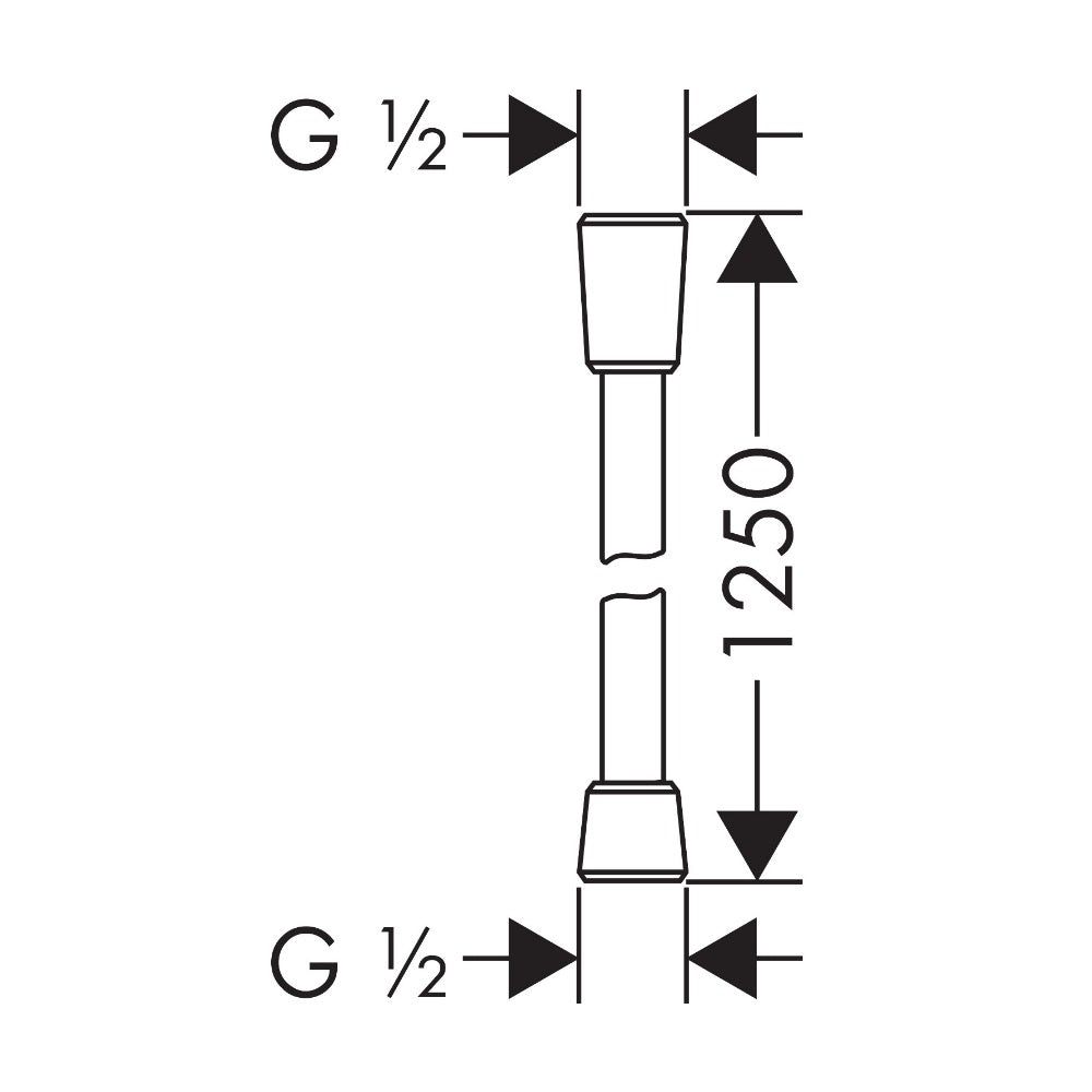 28272990 Hansgrohe Isiflex tuš cev 1,25 m