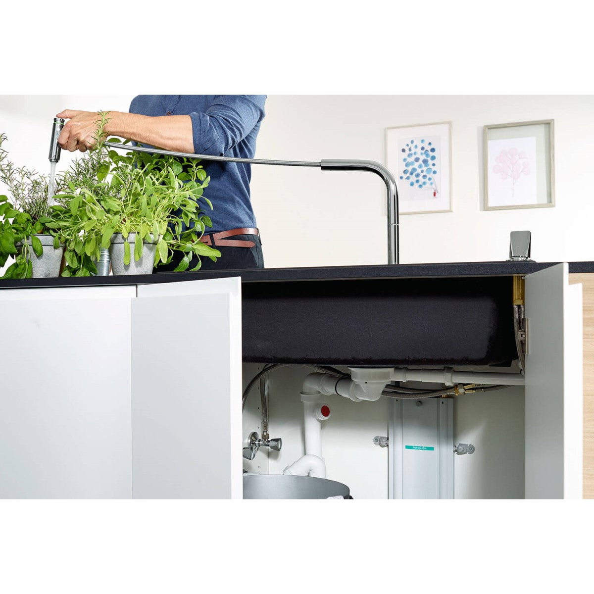72801000 Hansgrohe Talis M54 2jet sBox vrtljiva izvlečna kuhinjska armatura