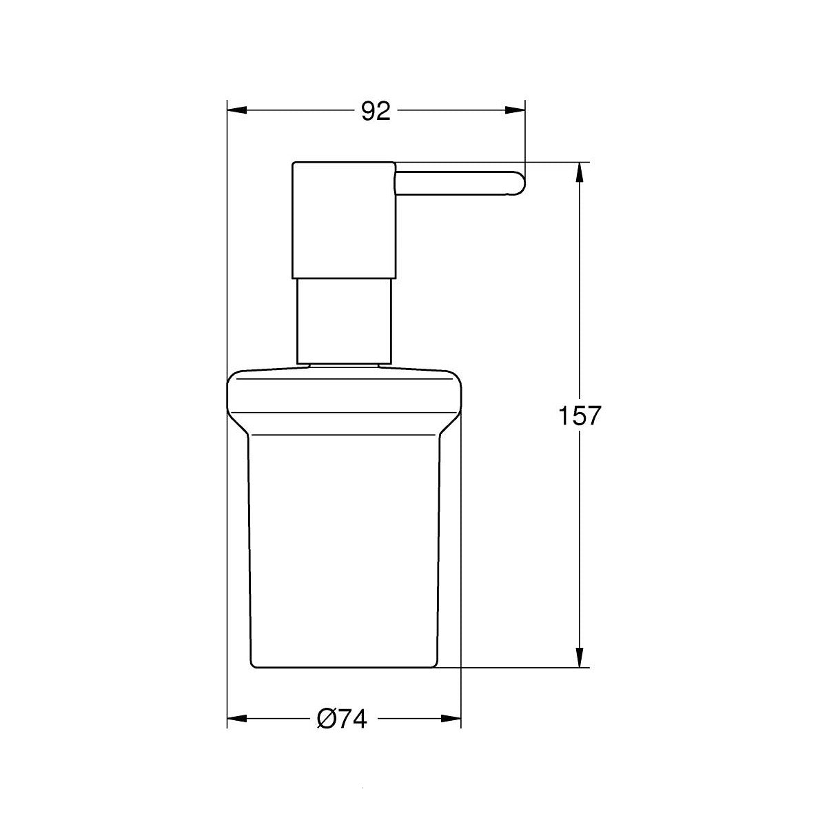 40394DA1 Grohe Essentials milnik za tekoče milo