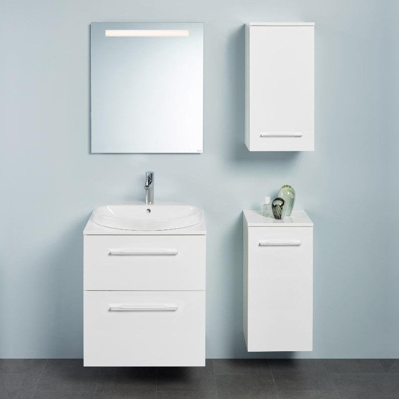 502.868.00.1 Geberit Selnova Square 59 x 50 cm umivalnik z omarico