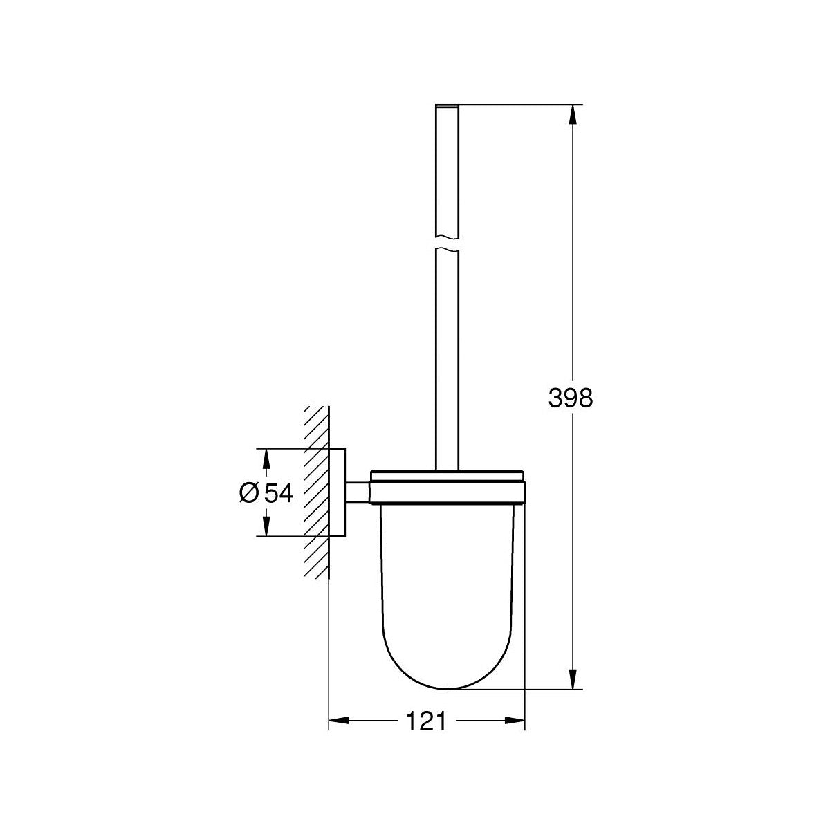 40374DA1 Grohe Essentials straniščna ščetka
