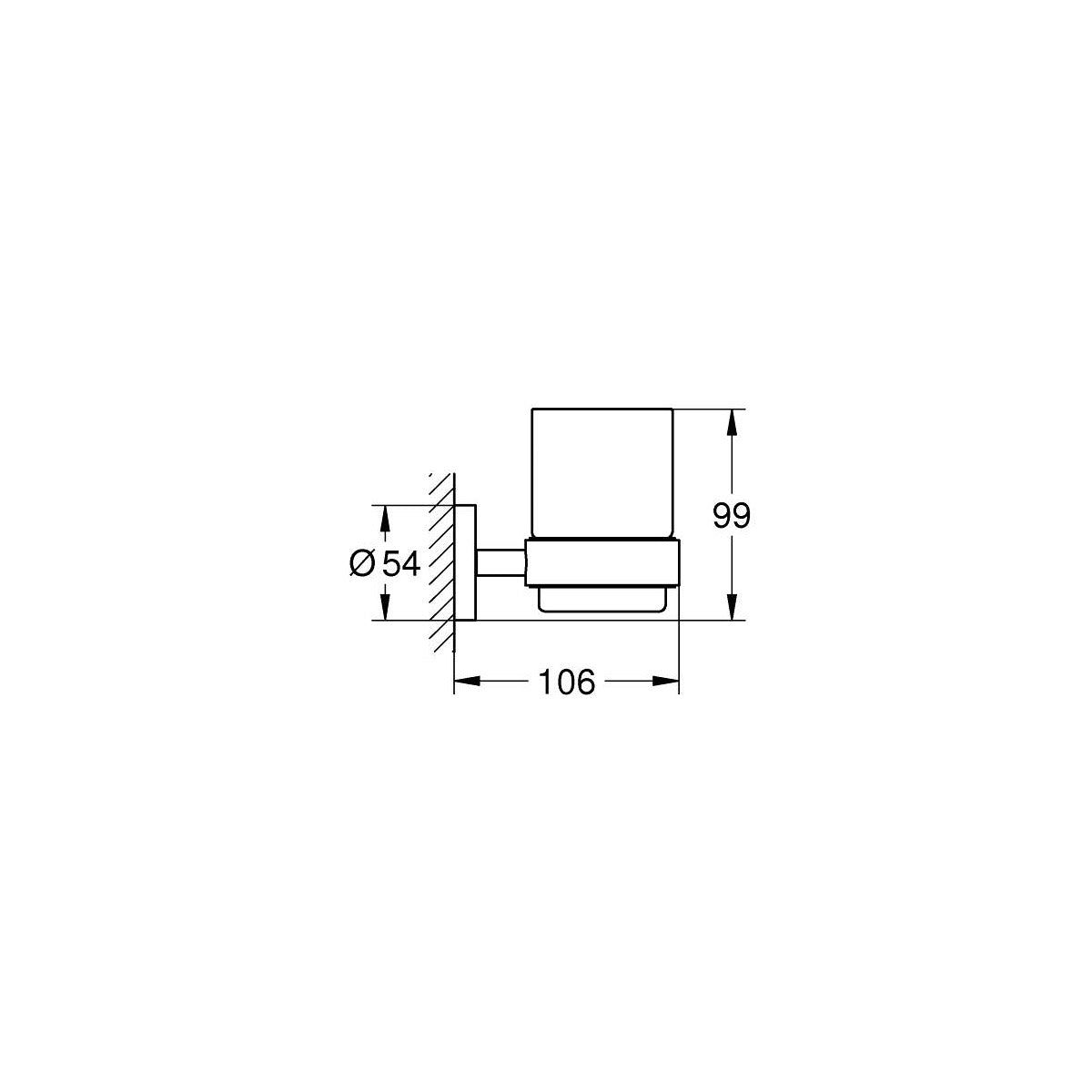 40447DC1 Grohe Essentials kozarec
