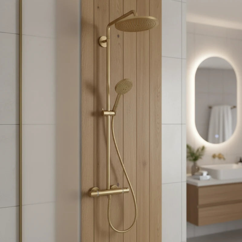 26890140 Hansgrohe Croma Select S 280 1jet stenska termostatska armatura s tuš setom