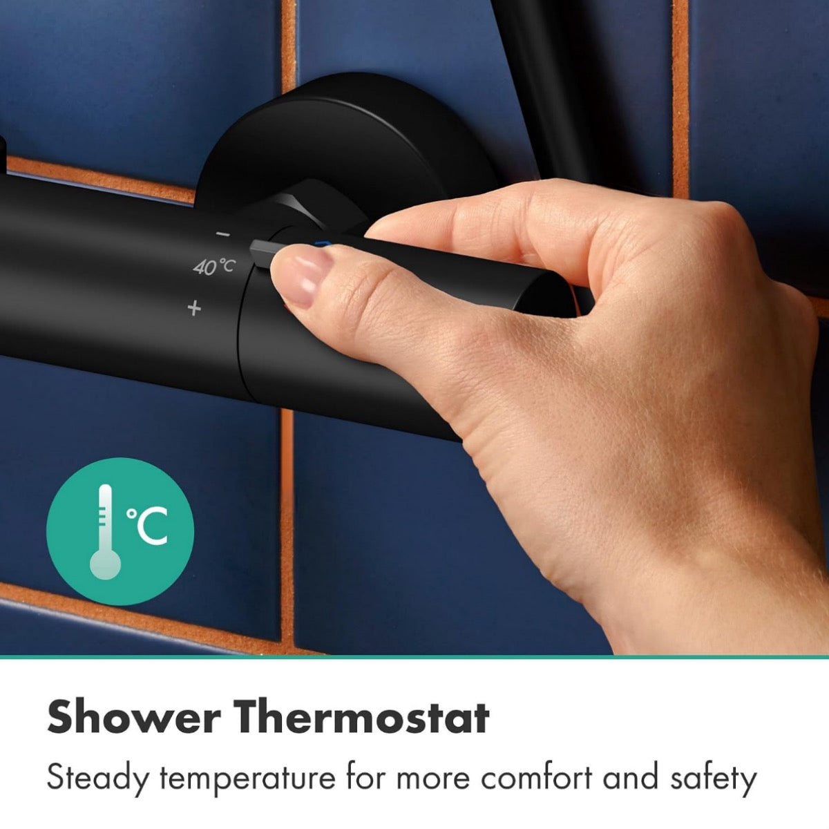 28078670 Hansgrohe Activera S 240 EcoSmart 1jet stenska termostatska armatura s tuš setom
