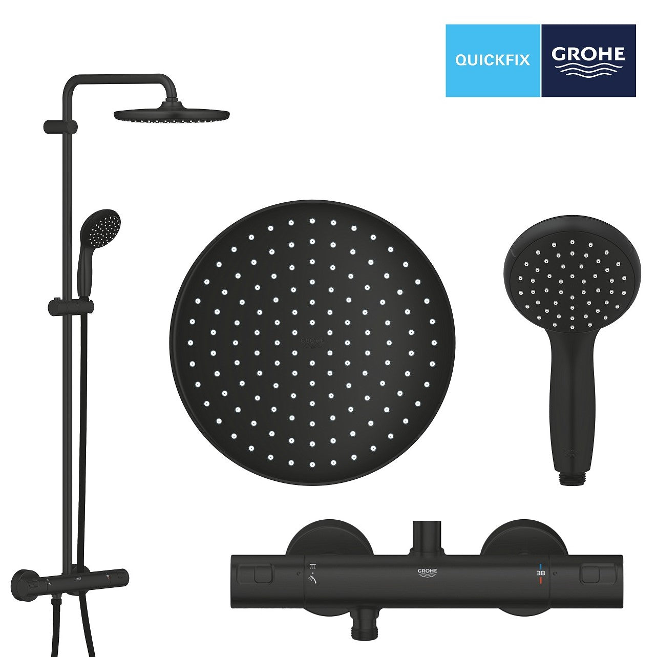266772430 Grohe Vitalio Start 250 termostatska armatura s tuš setom