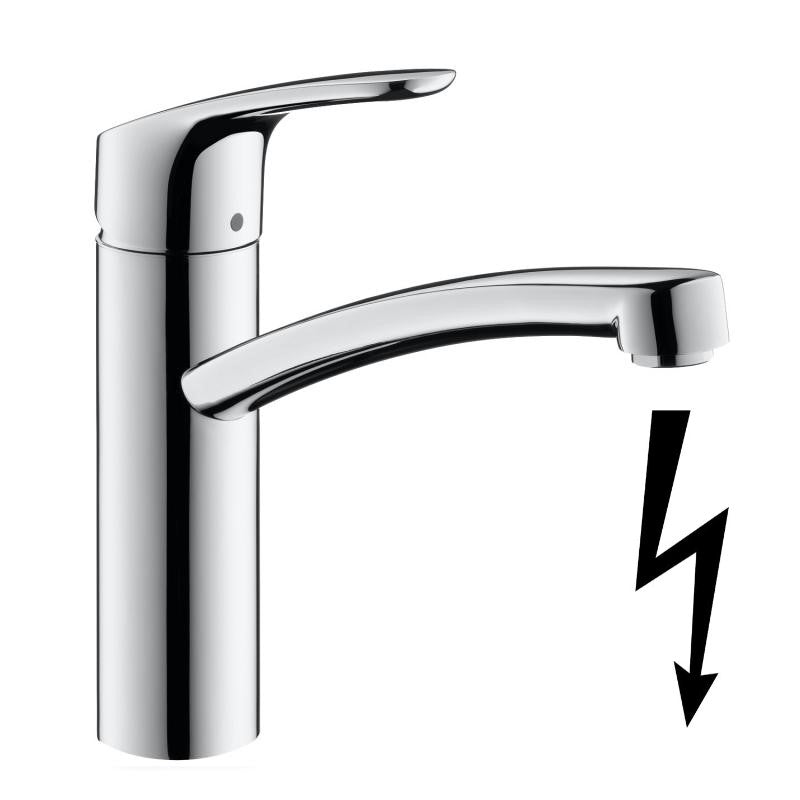 31804000 Hansgrohe Focus M41 vrtljiva kuhinjska armatura za nizkotlačni grelnik (3 cevi)