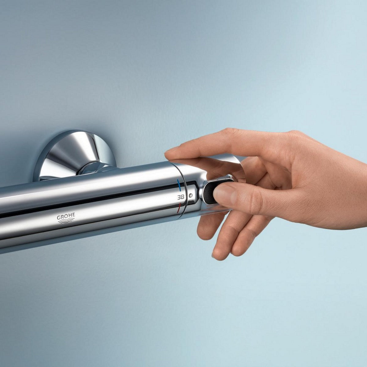 34800001 Grohe Precision Flow stenska termostatska armatura s tuš setom
