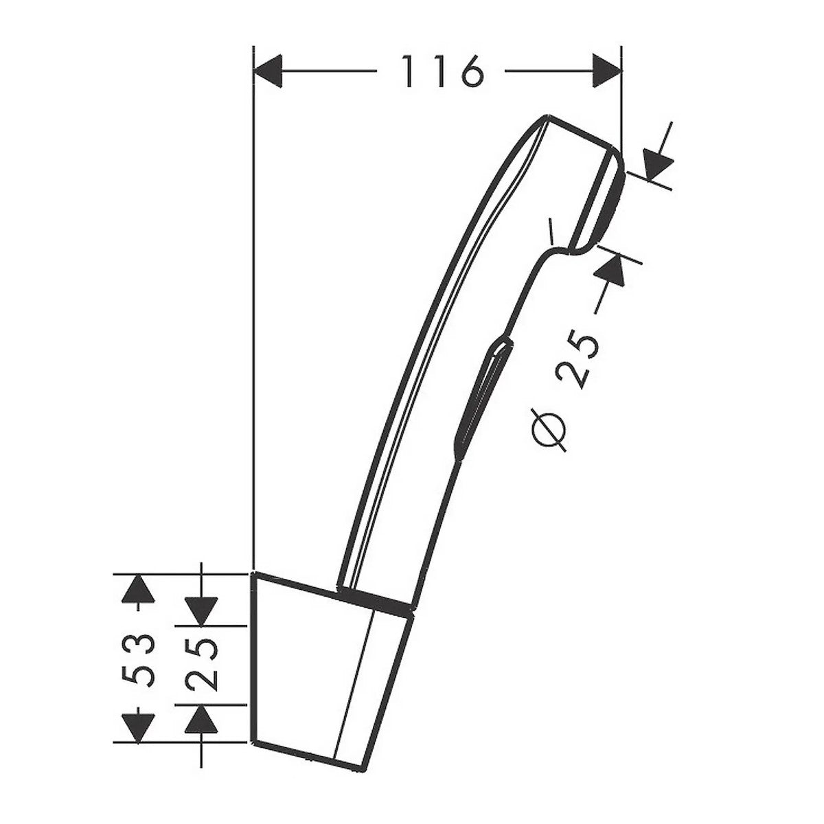 96907670 Hansgrohe Bidette bide tuš set