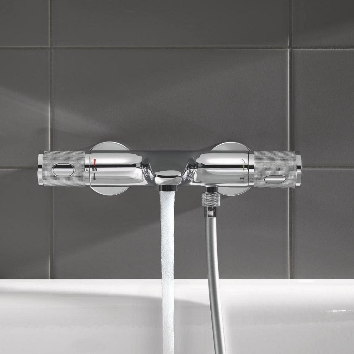 34788000 Grohe Precision Feel stenska termostatska armatura za kad