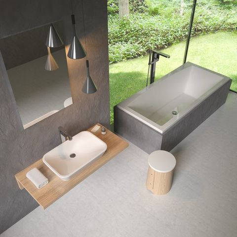 CERAMIC600R0 Ravak Ceramic 60 x 40 cm pravokotni nadpultni keramični umivalnik