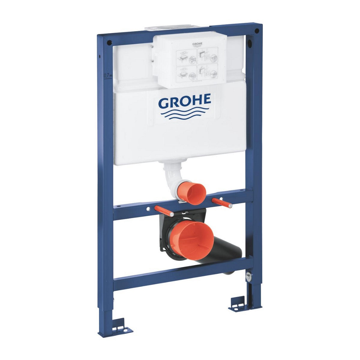 38526000 Grohe Rapid SL 82 cm podometni splakovalnik za WC školjko
