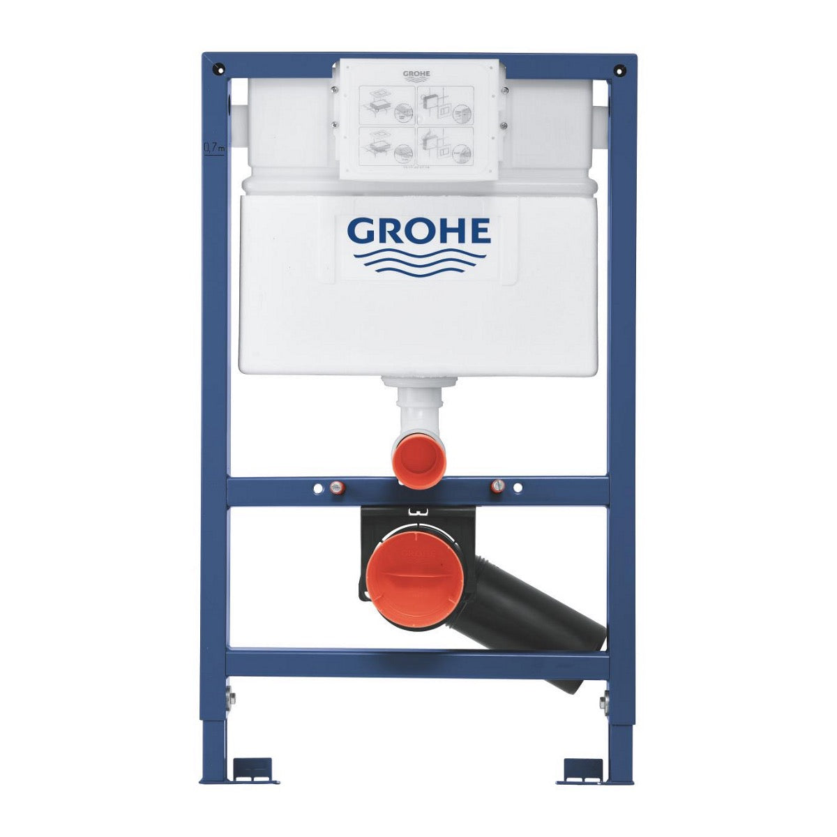 38526000 Grohe Rapid SL 82 cm podometni splakovalnik za WC školjko