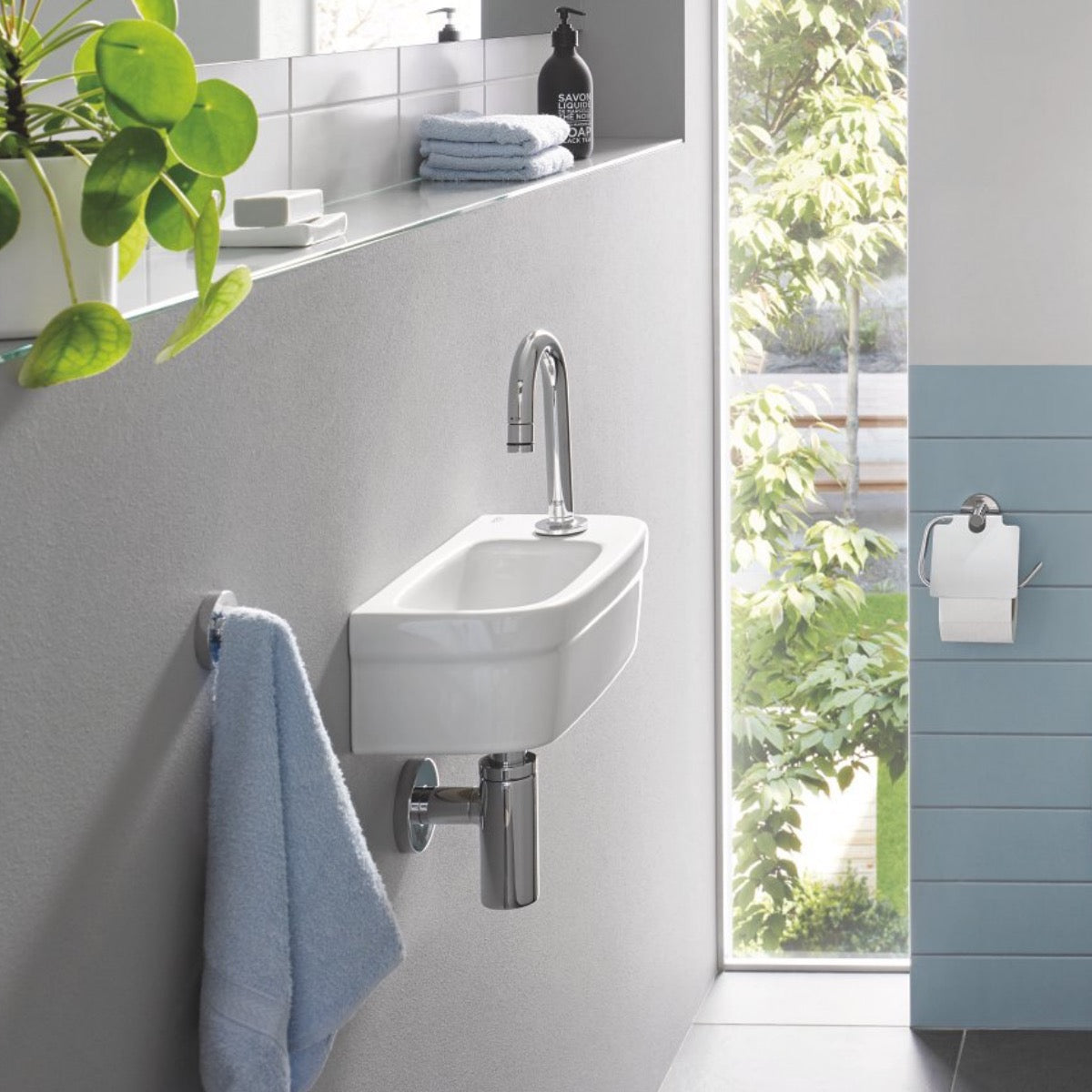 3932700H Grohe Euro Ceramic 37 x 18 cm desna izvedba keramični umivalnik z odprtino za armaturo