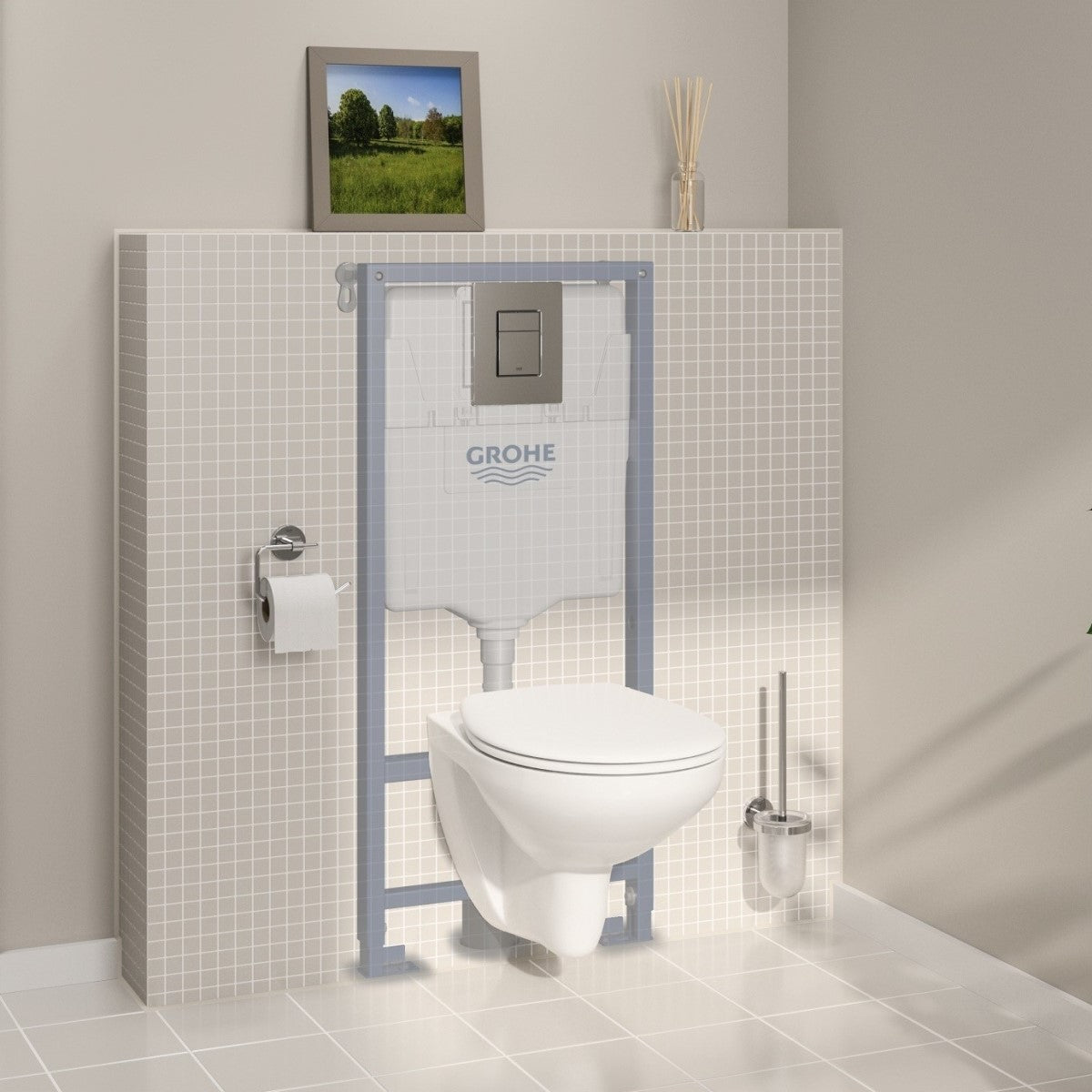 39586000 Grohe BAU CERAMIC Rapid SL wc školjka s kompletom