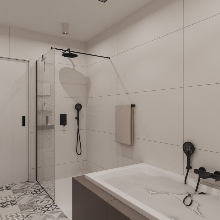 SATBWI80MRPRDOPLC SAT Walk-in 80 cm tuš stena z dodatki