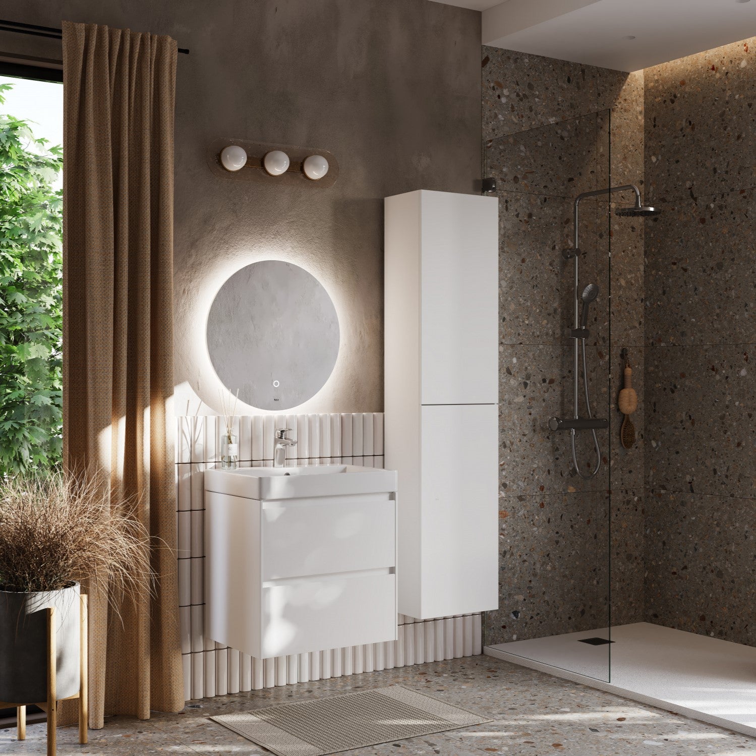 ONA602ZBM Roca ONA 60 x 46 cm umivalnik z omarico