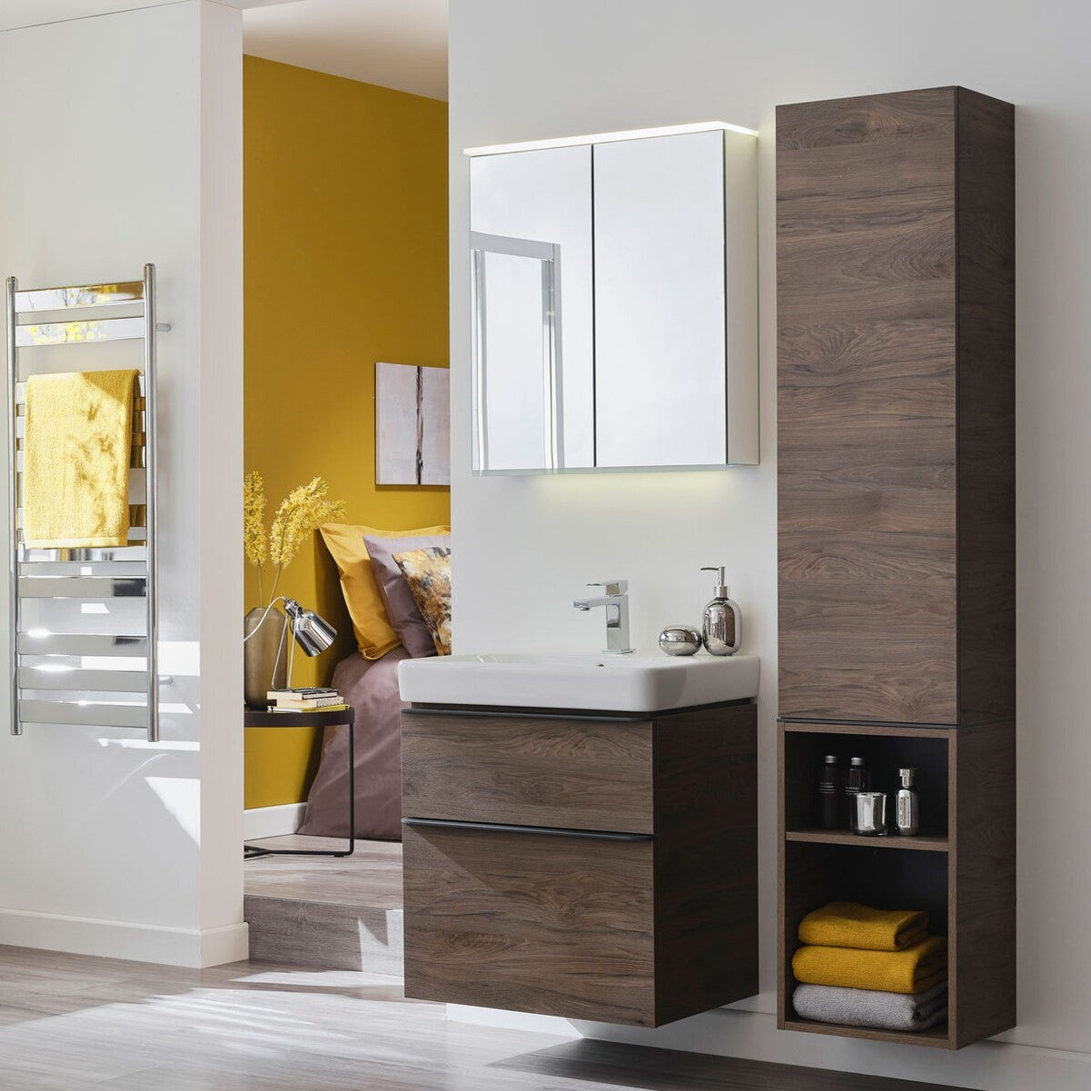 500.353.JR.1 Geberit Smyle Square 73 x 47 cm omarica za umivalnik