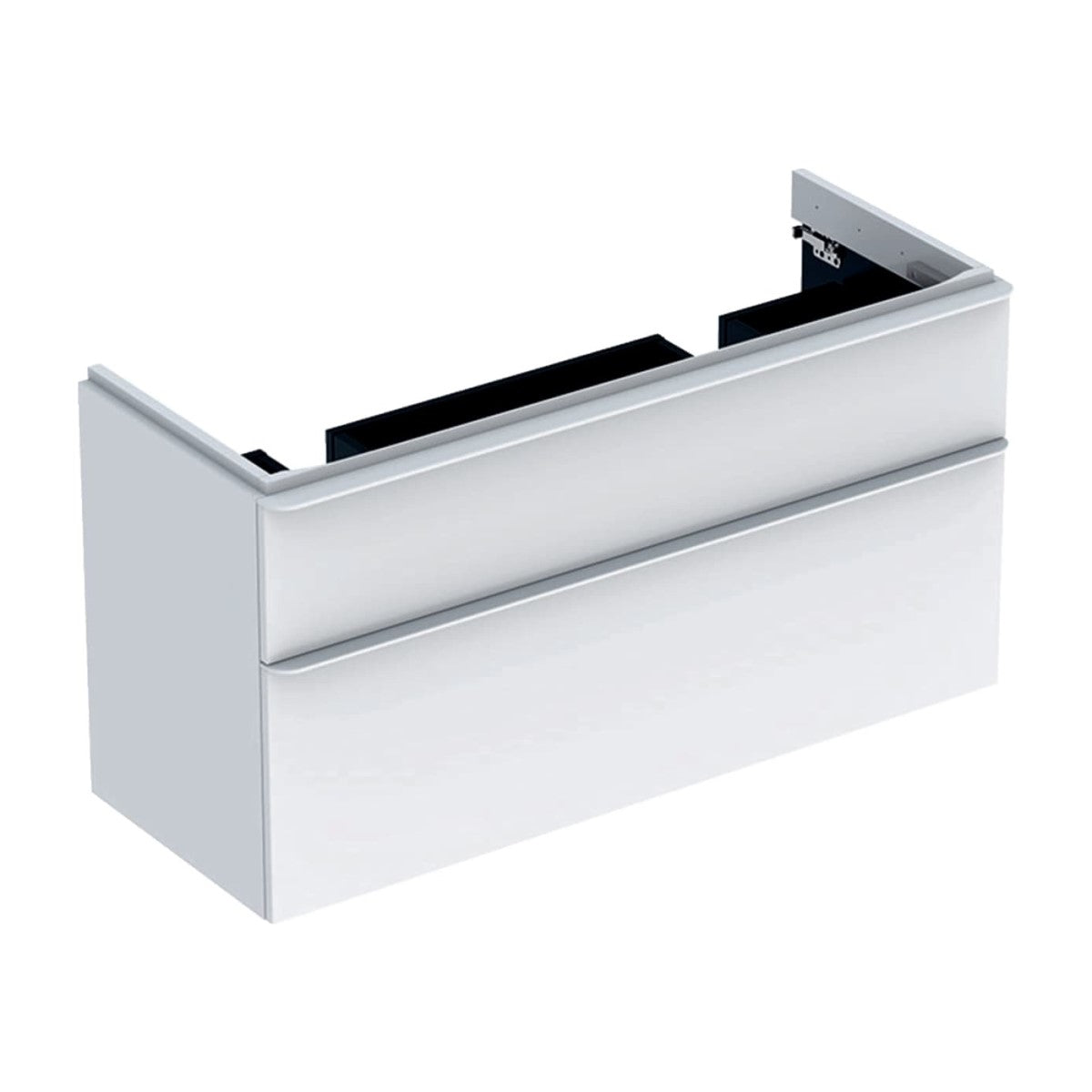 500.356.00.1 Geberit Smyle Square 118 x 47 cm omarica za dvojni umivalnik