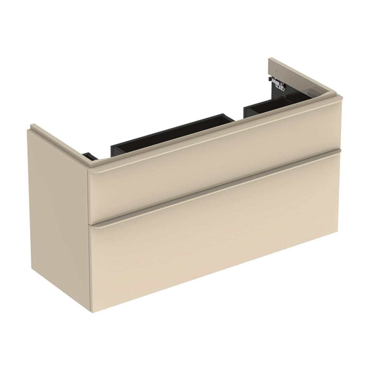 500.356.JL.1 Geberit Smyle Square 118 x 47 cm omarica za dvojni umivalnik