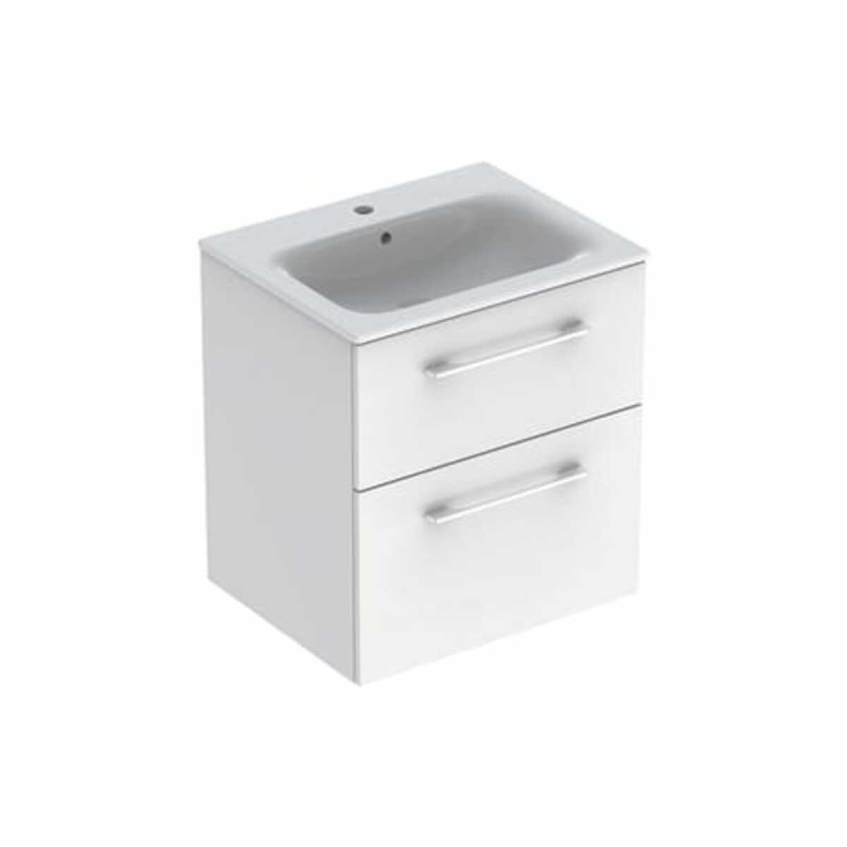 501.232.00.1 Geberit Selnova Square 55 x 50 cm umivalnik z omarico