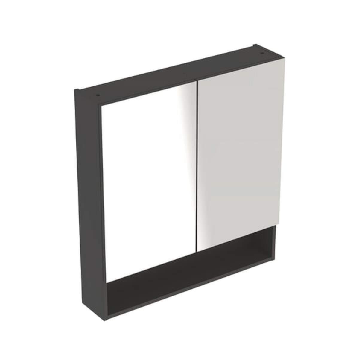 501.269.00.1 Geberit Selnova Square 79 x 85 cm omarica z ogledalom