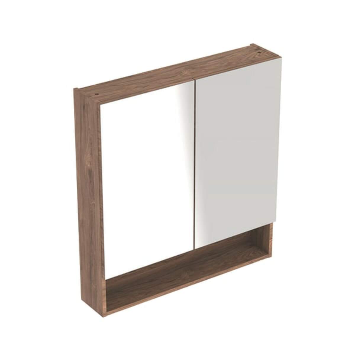 501.270.00.1 Geberit Selnova Square 79 x 85 cm omarica z ogledalom