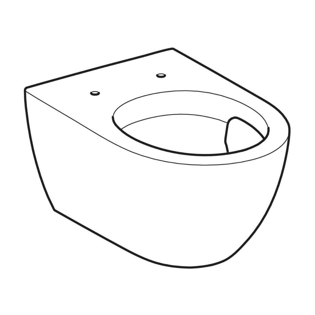 502.717.00.1 Geberit Acanto TurboFlush viseča brezrobna WC školjka